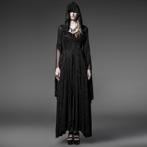 PUNK RAVE Halloween Party Gothic Cosplay Costumes The priestess Coat Y-510