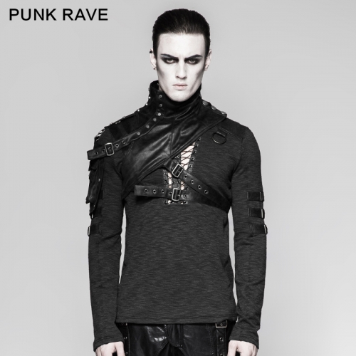 Steampunk  Close-Fitting Male Shoulder Armor PUNK RAVE S-207