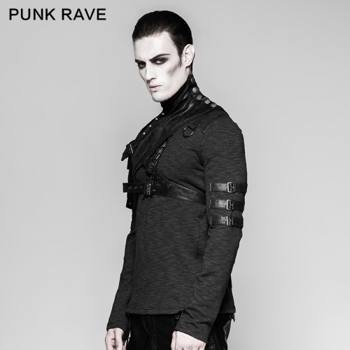 Steampunk  Close-Fitting Male Shoulder Armor PUNK RAVE S-207