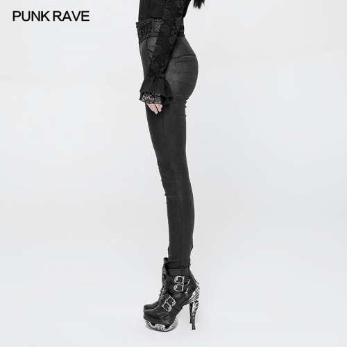 PUNK RAVE Gothic High Waist long pants  WK-330