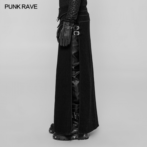 PUNK RAVE Gothic Retro Jacquard Skirt WQ-371