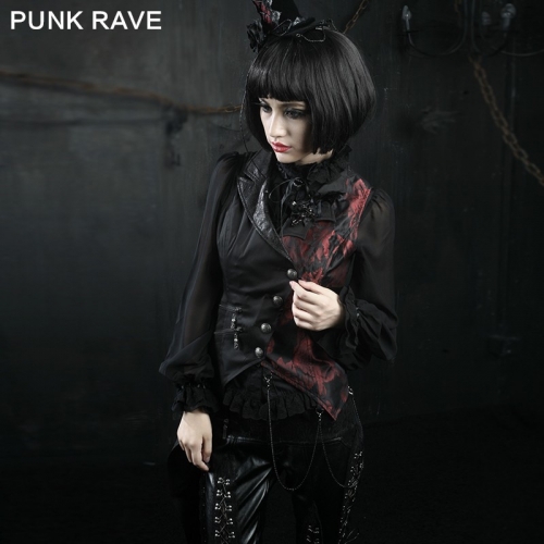 Punk Rave Gothic Waistcoat Designs for Women Y-330