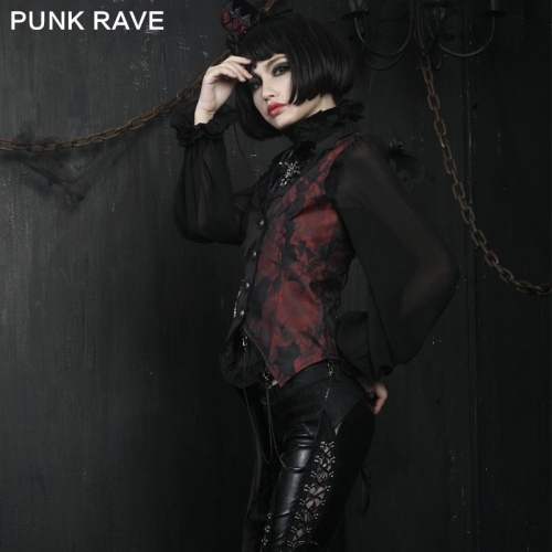 Punk Rave Gothic Waistcoat Designs for Women Y-330