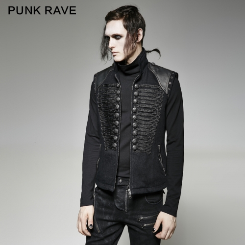 Punk Rave Military Uniform Combat Vest Y-711