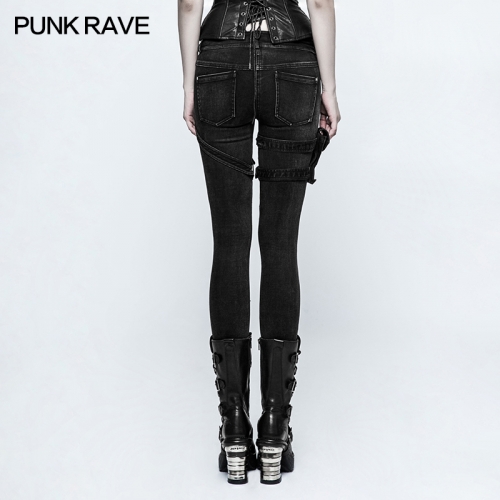Punk Skinny Jeans K-295