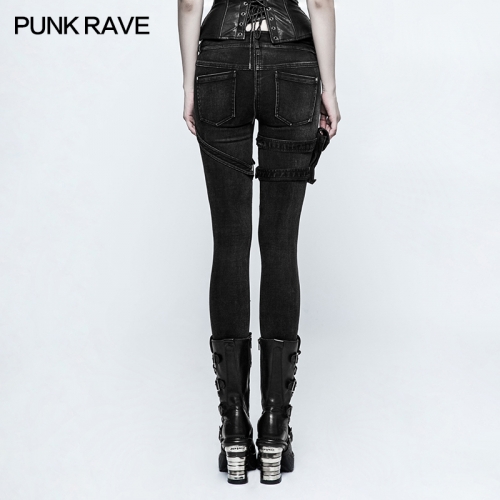 Punk Rave K-295 Shaping Leggings Punk lady Skinny Jeans