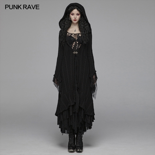 Gothic Woolen Cardigan Sweater WM-047BMF