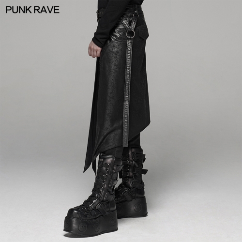 Punk Men's Half Skirt  WQ-436BQM