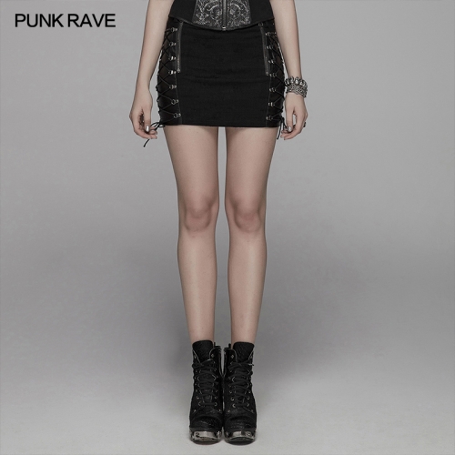 Punk Metal Skirt WQ-427BQF