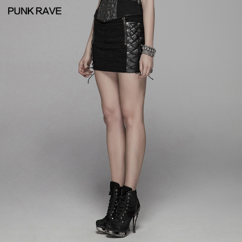 Punk Metal Skirt WQ-427BQF