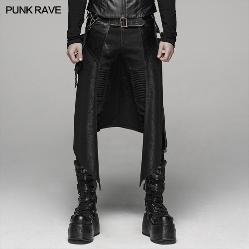 Punk Men's Half Skirt  WQ-436BQM