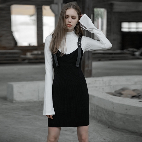 Punk Wool Sling Dress OPQ-451LQF