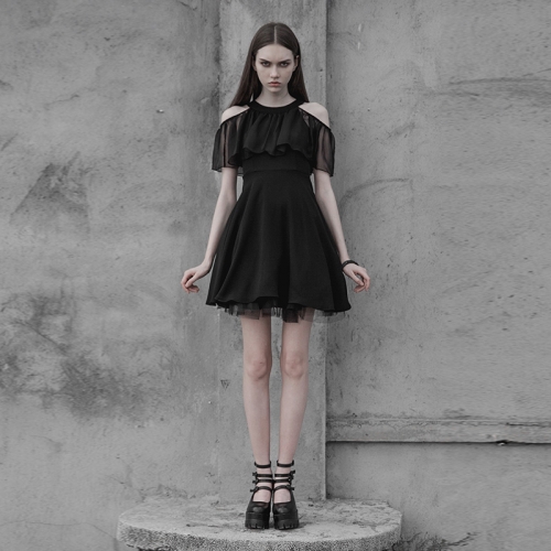 Punk Chiffon Silk Dress OPQ-307LQF