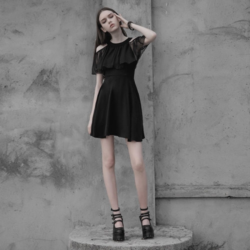 Punk Chiffon Silk Dress OPQ-307LQF