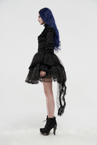 Lolita gorgeous lace balck shirt WLY-098CCF