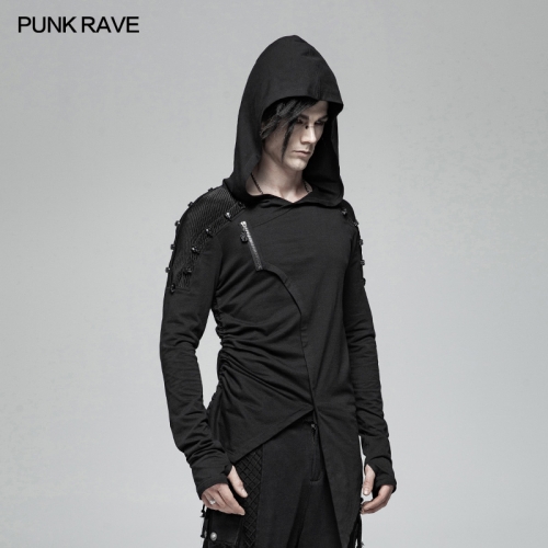 Punk Hooded Thin Sweatshirt WT-562WYM