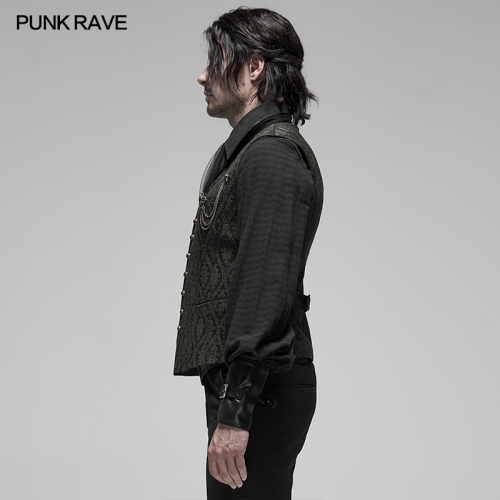 Steampunk gorgeous jacquard vest WY-1187MJM