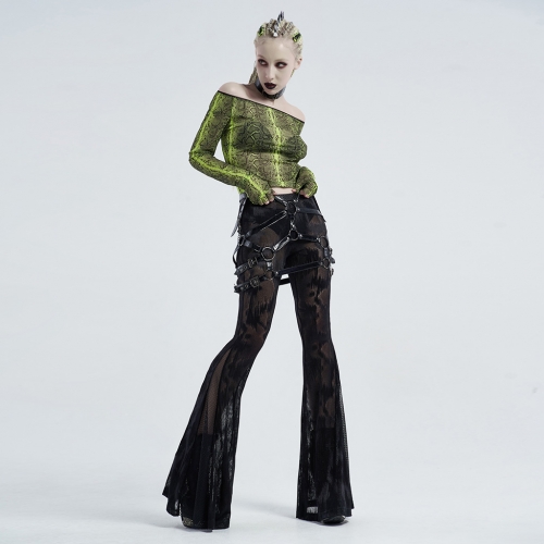 Punk coat of paint hollow skirt WQ-504BQF