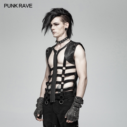 Punk Personality Skeleton Vest WT-565MJM