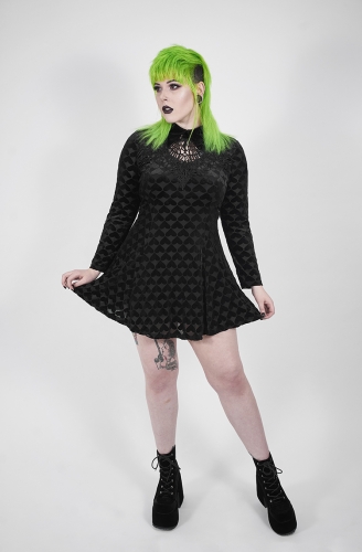 Gothic Dark Night Vines Dress DQ-542LQF