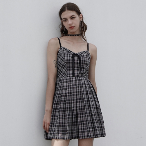 Suspender pleated dress OPQ-1141LQF