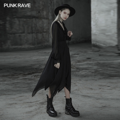 Long Chiffon Dress OPQ-545LQF