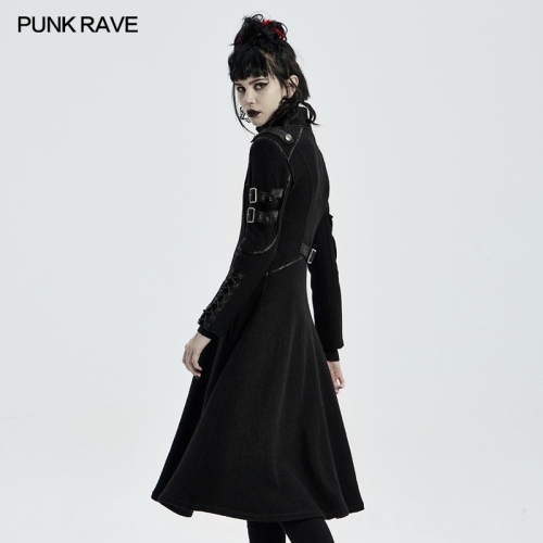 Punk Casual Mid Length Coat WY-1302XCF