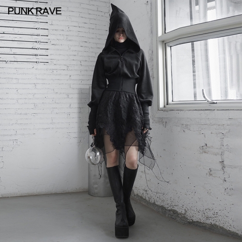 Pure dark series embroidered cardigan sweater OPY-488XDF