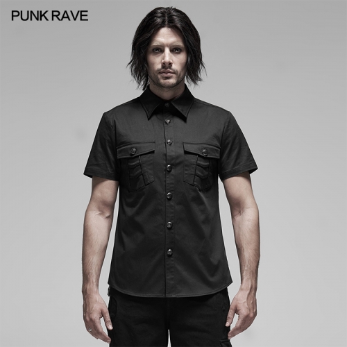 Punk Metal Button Shirt WY-1180CDM