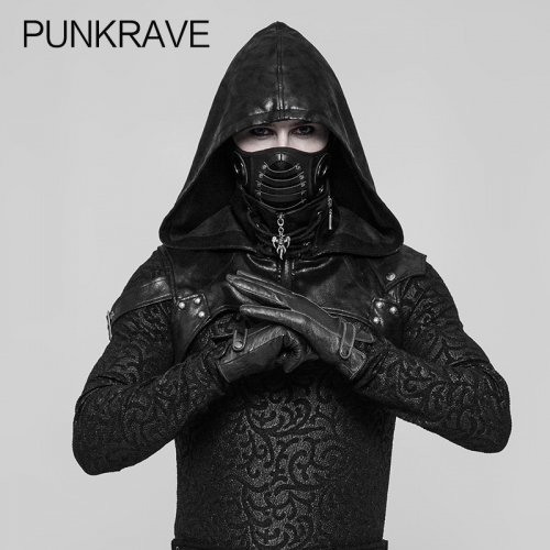 PUNKRAVE Punk Black Men Mask WS-270