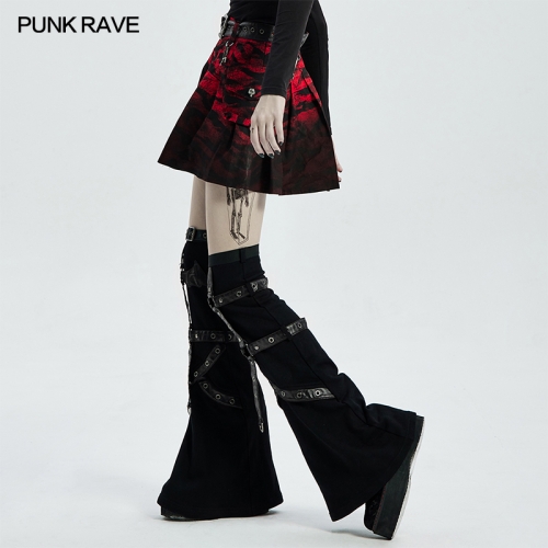 Dip dye  PUNK A hem half skirt