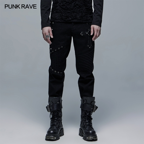 Punk Straight Long Pants WK-477XCM