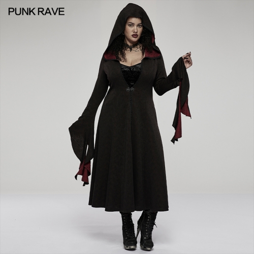 Goth Plus Size wizard coat DY-1404LCF