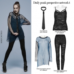 Daily punk perspective network t WT-698DQF-BL