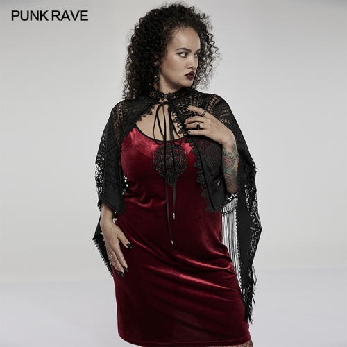 Goth Plus Size shawl DY-1405DPF