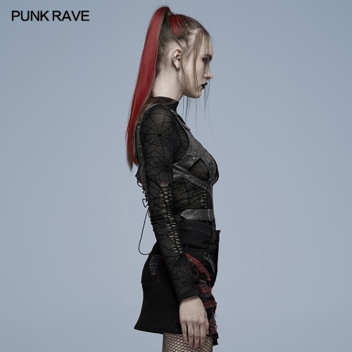 Punk hollow-out vest WS-482BDF