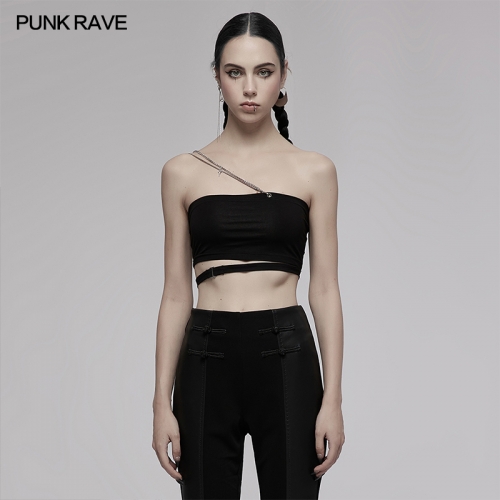 Movable Chain Knitted Tube Top OGT-084DDF