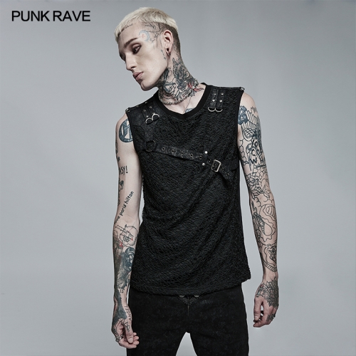 Punk Mesh Tank Top WT-705BXM