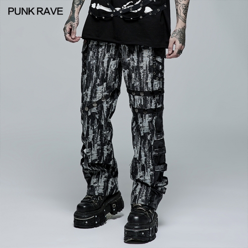 Punk Stylish Straight  Trousers WK-496NCM