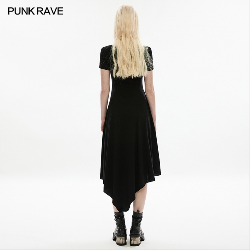 Square Neck Fitted Long Dress OPQ-1241LQF