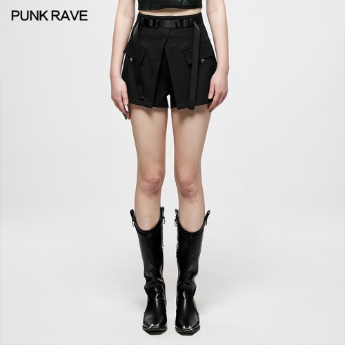A Swing Casual Fake Two-Piece Shorts OPK-481XDF