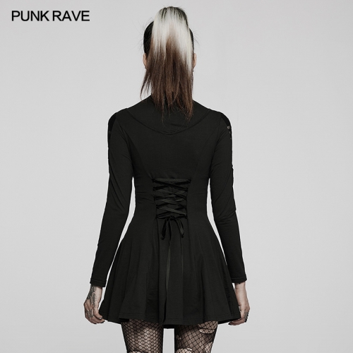 Goth Long Sleeve Daily Wear Dress DQ-581LQF