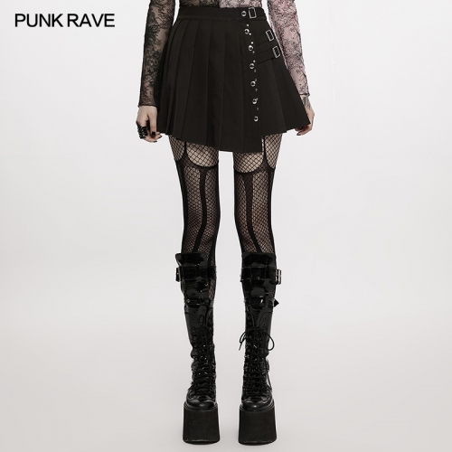 Punk Pleated Skirt WQ-570BQF