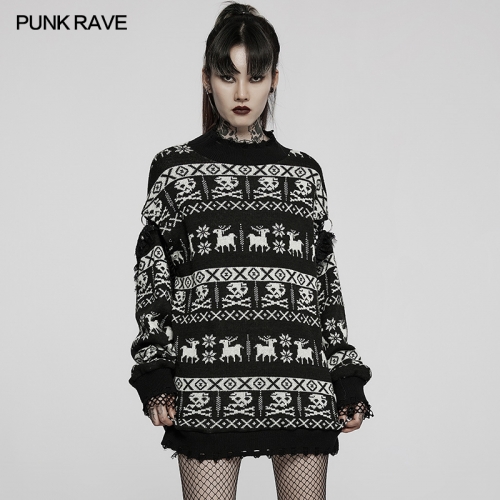 Punk Loose Pullover WM-069TMF