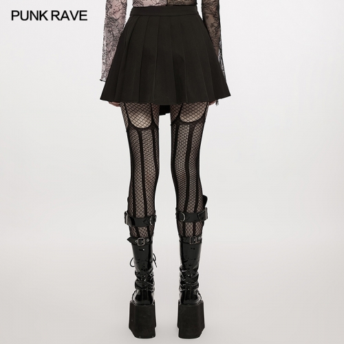 Punk Pleated Skirt WQ-570BQF