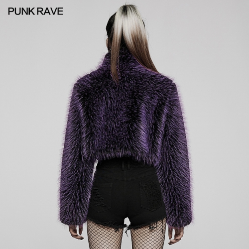 Punk Daily Faux Wool Coat WY-1397ZDF