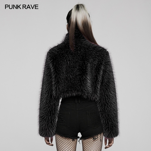 Punk Daily Faux Wool Coat WY-1397ZDF