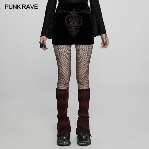 Gothic Applique Skirt WQ-566BQF