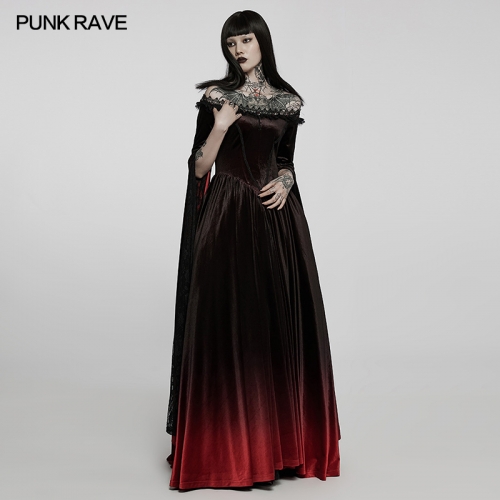 Gothic Gradient Sexy Off Shoulder Gown WQ-599LQF