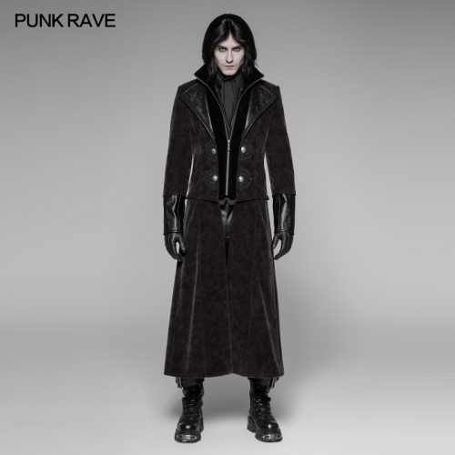 Detachable Gentleman Style Punk Jacket WY-908XCM